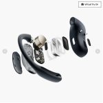 Shokz OpenFit Air EarBuds (Black) - Εικόνα 3