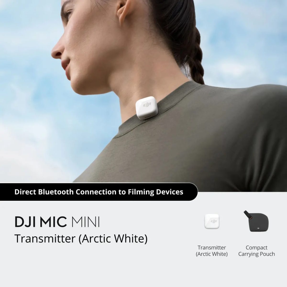 DJI Mic Mini Transmitter (Arctic White) - Εικόνα 3