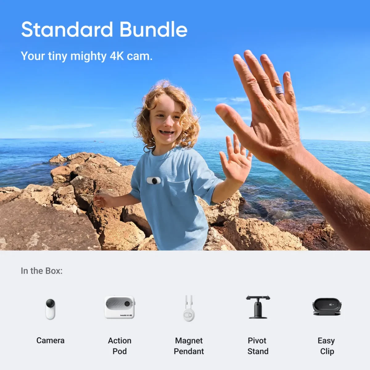 Insta360 GO 3S Standard Edition Arctic White (128GB) - Image 2