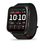 Garmin Venu X1 Black with Slate Titanium Caseback and Black ComfortFit Nylon Band
