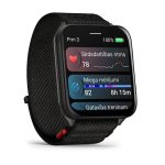 Garmin Venu X1 Black with Slate Titanium Caseback and Black ComfortFit Nylon Band - Image 3