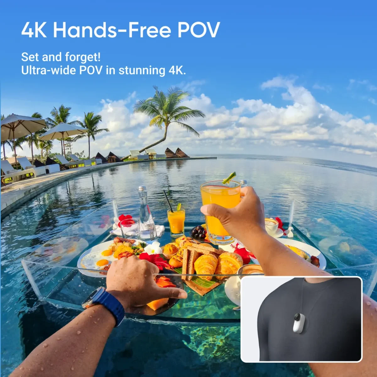 Insta360 GO 3S Standard Edition Arctic White (128GB) - Image 4