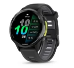 Garmin Forerunner 970 Titanium with Whitestone Case and Whitestone/Translucent Amp Yellow Band