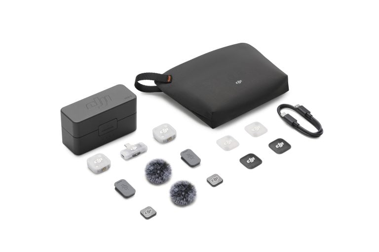 DJI Mic Mini 2 (2 TX + 1 Mobile RX + Charging Case) wireless microphone