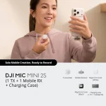 DJI Mic Mini 2S (1 TX + 1 Mobile RX + Charging Case) wireless microphone system