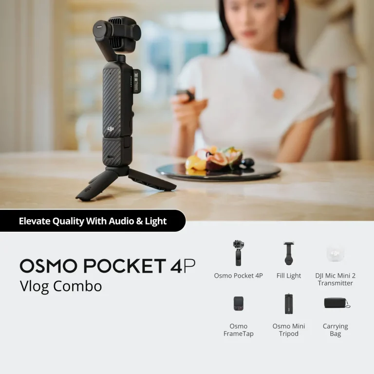 Osmo Pocket 4P Vlog Combo