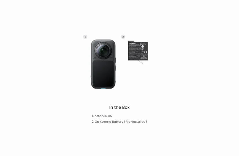 Insta360 X6 Standard Bundle